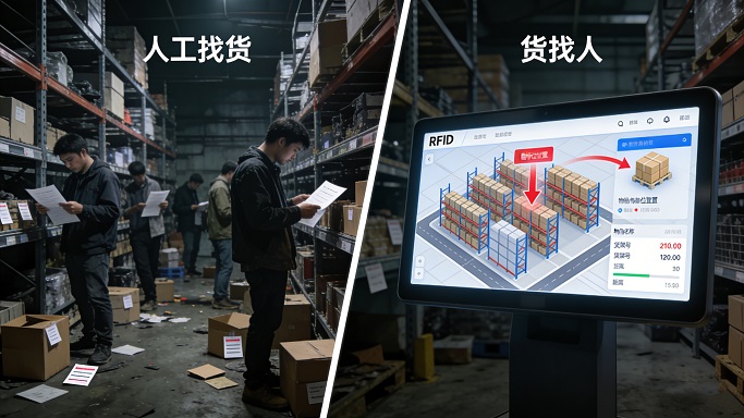 從“人工找貨”到“貨找人”：RFID如何解決倉儲最大痛點？